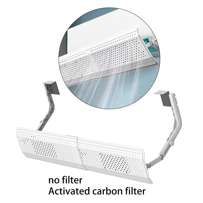 Nastaviteľný deflektor čelného skla klimatizácie Univerzálny deflektor proti priamemu fúkaniu vetra klimatizácie