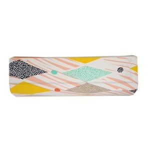 TUEDIO Prachotesný kryt na klimatizáciu s kvetinovým vzorom, elastický látkový kryt na stenu, kryt na klimatizáciu, vhodný pre dĺžku menšiu ako 1 m