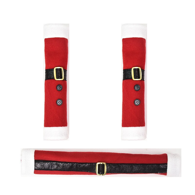 2 ks Kryt kľučky dverí kuchynských spotrebičov, vianočná dekorácia, antistatická ochrana kľučky dverí mikrovlnnej rúry