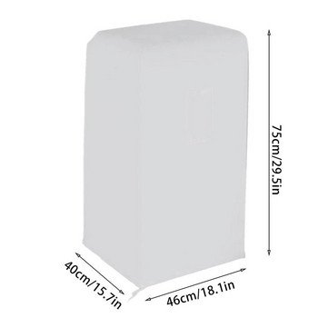 Κινητό Κλιματιστικό Κάλυμμα Σκόνης Αδιάβροχο Κάλυμμα Κλιματιστικού με Ρυθμιζόμενο Τηλεσκοπικό Σχοινί για Εσωτερικό Εξωτερικό 40*46*75cm