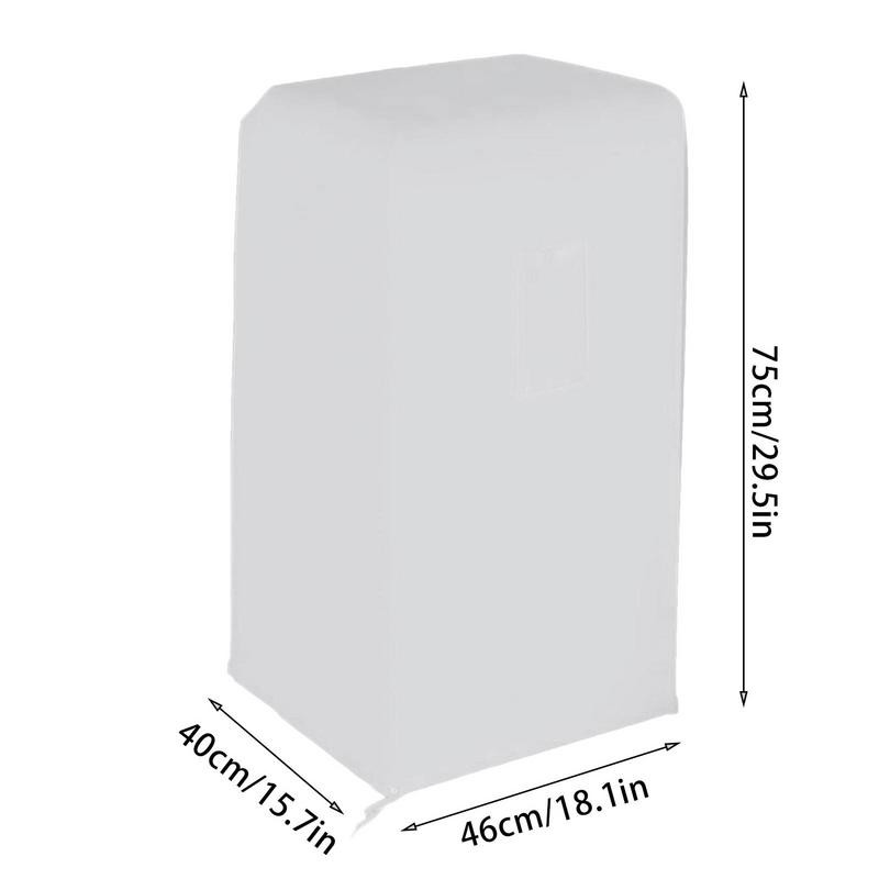 Kryt na mobilnú klimatizáciu, vodotesný kryt klimatizácie s nastaviteľným teleskopickým lanom, do interiéru a exteriéru, 40*46*75 cm
