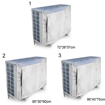 Капак за външен климатик Водоустойчива защита от слънце Защитен калъф Защитен капак за основното устройство на климатика