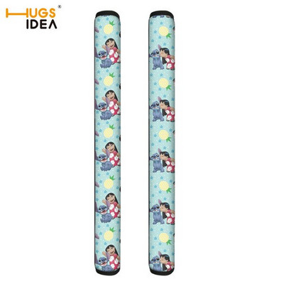  Roztomilý kreslený stehový vzor 2 sady/ks Kryty kľučiek dverí chladničky, vlastné gombíky chladničky a rúry, protišmykové ochranné kryty