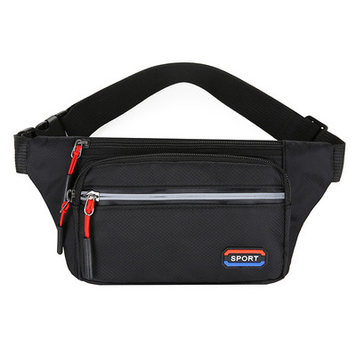 Férfi vízálló textil cipzáras táska