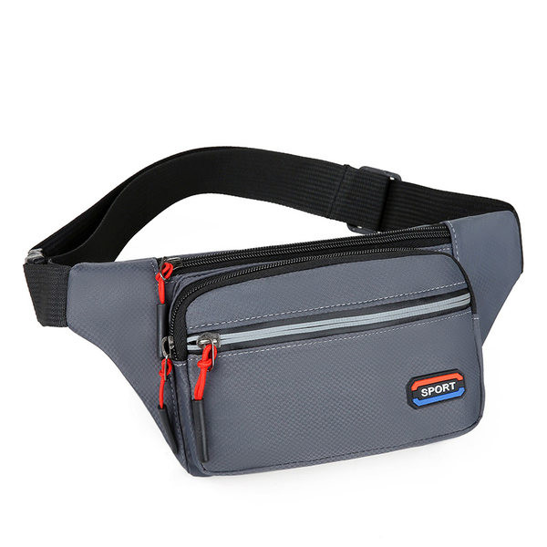 Férfi vízálló textil cipzáras táska