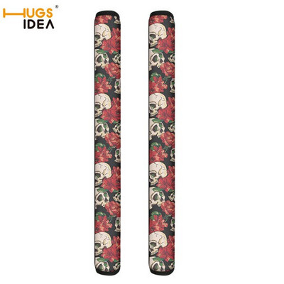  Ružová lebka, potlač 2 ks, kryty kľučiek dverí chladničky, ochranný kryt gombíka pre chladničku, rúru, protiprachové rukavice