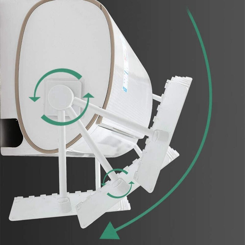 Nastaviteľný skladací deflektor klimatizácie, obmedzenie deflektora vzduchu, výstup vzduchu, vzduchové chladenie, prepážka smeru vetra