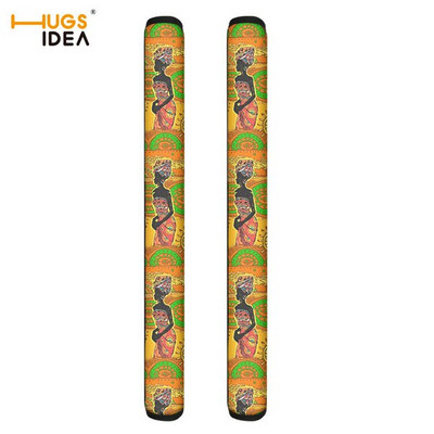 Protector capac mâner ușii frigiderului, vintage, negre, africane, aztece, mănuși pentru frigider, ustensile de bucătărie de acasă