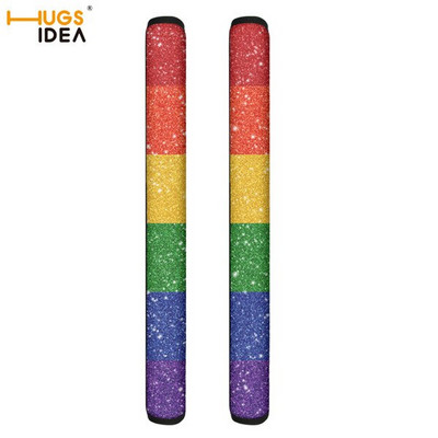  Dúhová potlač hrdosti 2 ks/sada krytov rukovätí kuchynských spotrebičov, dekorácia proti šmuhám, dvere chladničky, kľučka dverí rúry