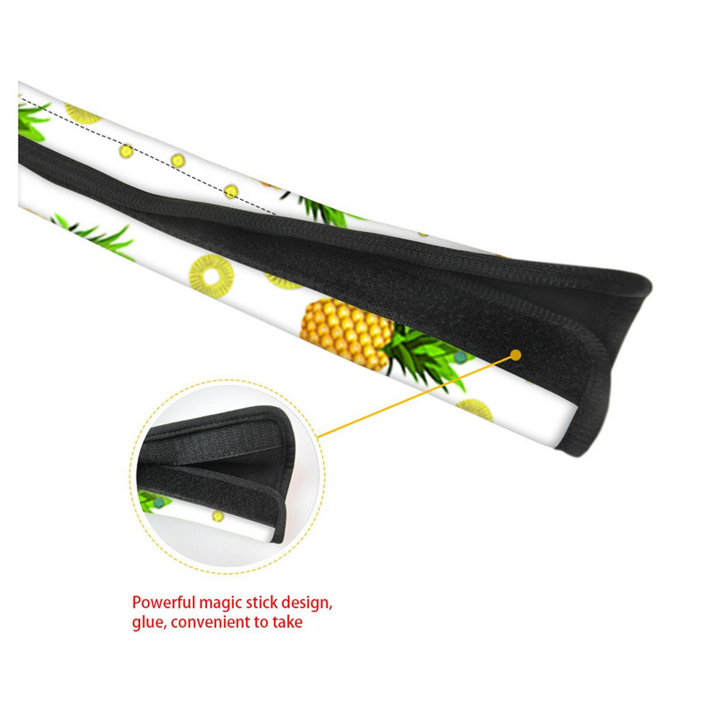 Huse pentru mânerul ușii frigiderului cu model roz de labe de animale 2 set de mănuși de protecție pentru cuptorul frigider, păstrează amprentele digitale