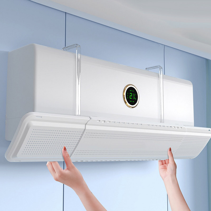 Мащабируем висящ тип предно стъкло на климатика Анти-директно издухване Дефлектор на въздуха Платка Посока на вятъра Капак на домашен климатик