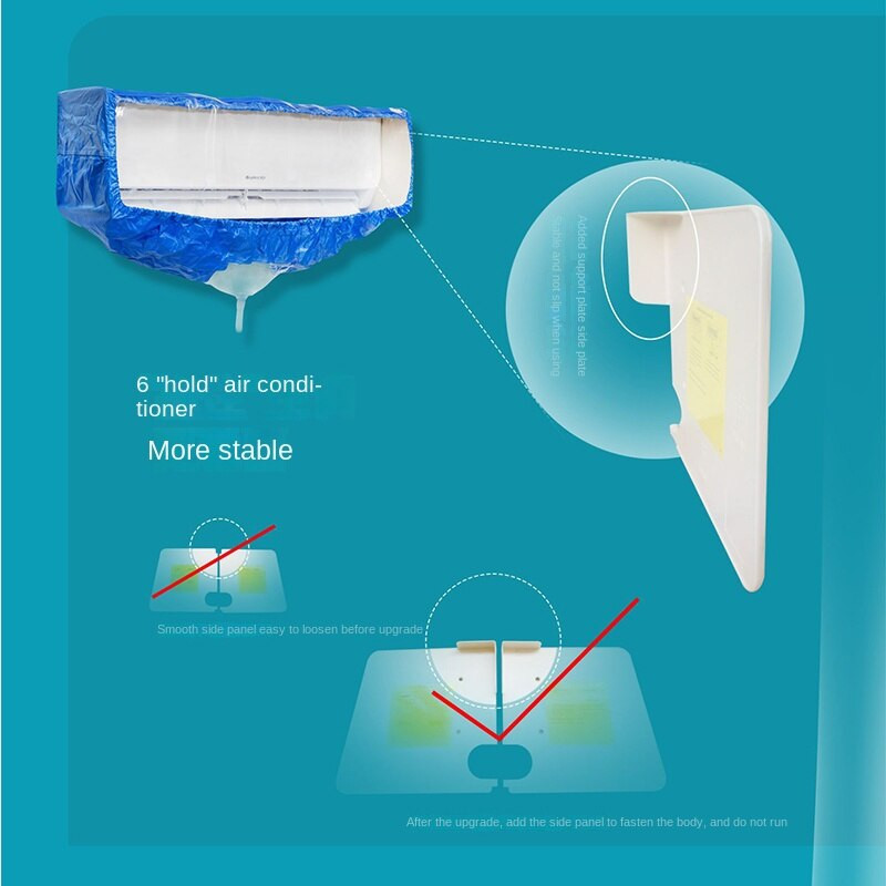 2022 Novi poklopac klima uređaja Pranje Zidni klima uređaj Čišćenje Zaštitni poklopac prašine Čistač Alat za zatezanje remena