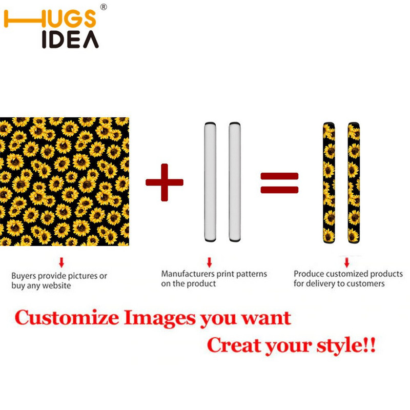  Vlastný obrázok/logo/názov, potlač, kryt rukoväte chladničky, ochranný kryt na kuchynské spotrebiče, protišmykové kryty na rukoväť 2020