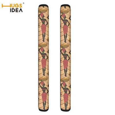  2Sada krytov na kľučku dverí chladničky s tropickou potlačou kvetu havajského ibišteka, kuchynské spotrebiče, rukavice na dvojdverovú chladničku