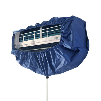 Капак за климатик Капак за измиване Стенен климатик Почистващ водоустойчив Защитен капак против прах с колан за затягане