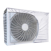 Ochranný kryt na vonkajšiu split klimatizáciu, proti snehu, opaľovací krém, vodeodolný strieborný potiahnutý látkový kryt