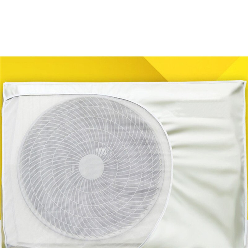 Ochranný kryt na vonkajšiu split klimatizáciu, proti snehu, opaľovací krém, vodeodolný strieborný potiahnutý látkový kryt