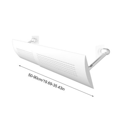 Domáci nastaviteľný kryt klimatizácie, vonkajší, proti priamemu fúkaniu, zasúvateľný deflektor klimatizácie