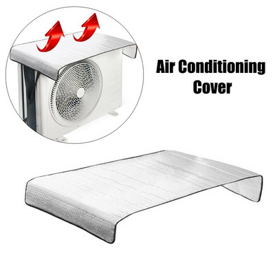 1PC Outdoor Rainproof Air Conditioning Cover Waterproof Anti-Dust Anti-Snow Cleaning Cover Air Conditioning Keep Cleaning Tools