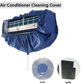 Capac aparat de aer condiționat Spălare Aer condiționat montat pe perete Curățare Husă de protecție împotriva prafului Pungi de curățare Cureaua de strângere