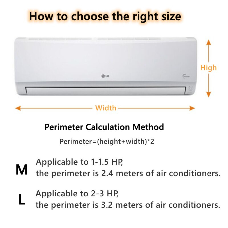 Capac aparat de aer condiționat Spălare Aer condiționat montat pe perete Curățare Husă de protecție împotriva prafului Pungi de curățare Cureaua de strângere