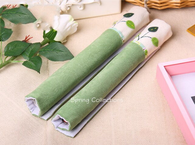 Nové 27*11cm 1 pár zahusťovacích krytov na rukoväť chladničky, krátke rukavice na rukoväť chladničky, bytová dekorácia, elegantný kryt na kľučku dverí