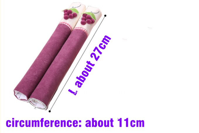 Nové 27*11cm 1 pár zahusťovacích krytov na rukoväť chladničky, krátke rukavice na rukoväť chladničky, bytová dekorácia, elegantný kryt na kľučku dverí