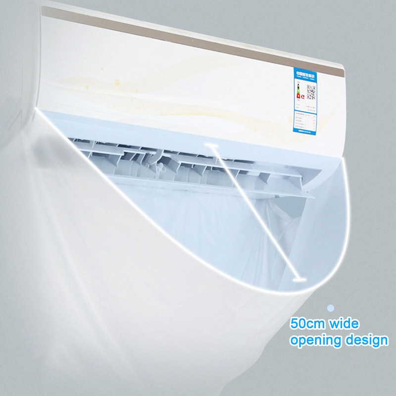 Závesný vodotesný čistiaci kryt na klimatizáciu, chránič proti prachu, čistič nástrojov na prijímanie vodovodných potrubí, rukavice, sada príslušenstva