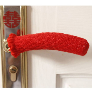 Προστατευτικό πόμολο πόρτας Προστατευτικό χειρολαβής πόρτας γενικής χρήσης Απλό υφασμάτινο κάλυμμα γαντιών πόμολο πόρτας Χοντρό ζεστό κάλυμμα πόμολο πόρτας κατά της σύγκρουσης