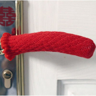 Durvju roktura aizsargs Universāls durvju roktura aizsargs Vienkāršs audums Durvju roktura cimdu pārsegs Biezs Silts Pretsadursmes durvju roktura pārsegs