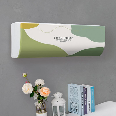 Jednoduchý závesný kryt na klimatizáciu s čerstvým vzorom, ochranný kryt na klimatizáciu na stenu, severská dekorácia