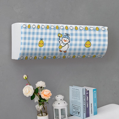 Jednoduchý závesný kryt na klimatizáciu s čerstvým vzorom, ochranný kryt na klimatizáciu na stenu, severská dekorácia