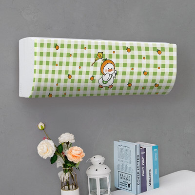 Jednoduchý závesný kryt na klimatizáciu s čerstvým vzorom, ochranný kryt na klimatizáciu na stenu, severská dekorácia