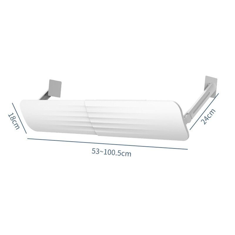 Horúci výpredaj Nastaviteľný deflektor klimatizácie Teleskopický deflektor vzduchu na čelné sklo pre domáce kryty klimatizácie