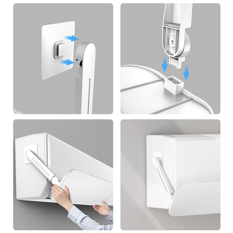 Horúci výpredaj Nastaviteľný deflektor klimatizácie Teleskopický deflektor vzduchu na čelné sklo pre domáce kryty klimatizácie