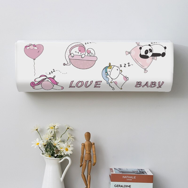 Kryt klimatizácie Nordic, závesný kryt proti prachu, všetky mäkké balenie, závesný kryt klimatizácie, vnútorný ochranný kryt z látky