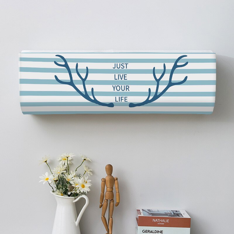 Kryt klimatizácie Nordic, závesný kryt proti prachu, všetky mäkké balenie, závesný kryt klimatizácie, vnútorný ochranný kryt z látky