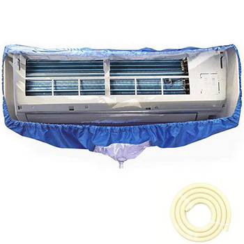Κλιματιστικό Κιτ αδιάβροχο κάλυμμα καθαρισμού με πλάκες στήριξης Καθαρό προστατευτικό τσάντα πλύσης σκόνης για μονάδες AC Mini-Split