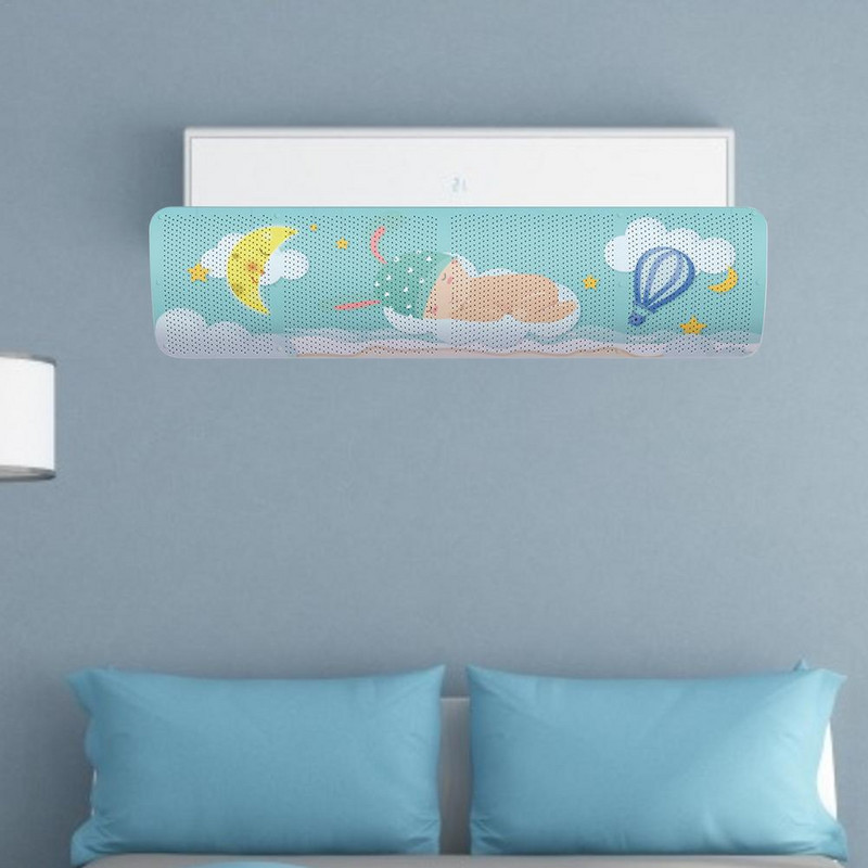 Deflektor pre domácu klimatizáciu, vzduchom chladený clonový štít, vhodný na jednoduchú inštaláciu pre všetky nástenné klimatizácie