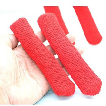 4 PCS Капак за дръжка против сблъсък Универсални плетени нехлъзгащи се капаци за протектори за дръжки на врати Прости удебелени ръкавици с топла дръжка