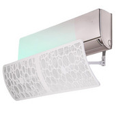 Deflector de vânt pentru aer condiționat 90x22cm Parbriz reglabil Deflector răcit Deflector de aerisire AC cu filtru de cărbune activat