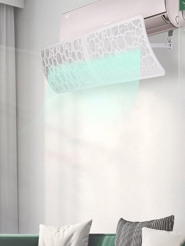 Deflector de vânt pentru aer condiționat 90x22cm Parbriz reglabil Deflector răcit Deflector de aerisire AC cu filtru de cărbune activat