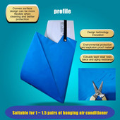 Čistiaci kryt klimatizácie Závesný stroj Vodotesný nástenný čistiaci kryt klimatizácie pre domácnosť Čistiaci nástroj proti prachu