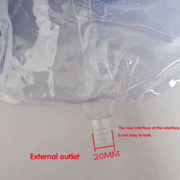 Κάλυμμα καθαρισμού κλιματιστικού με σωλήνα νερού αδιάβροχο κλιματιστικό κάτω από Καθαρισμός τσάντα καλύμματος προστασίας από τη σκόνη
