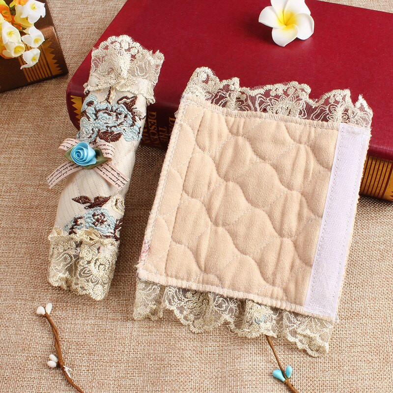 2 ks/sada čipkovaných rukovätí, krytov na rukoväte chladničky, rukavíc, dvojdverových chladničiek, rúr, kuchynských skriniek, dekorácií dverí, doplnkov