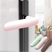 2 ks silikónové ochranné kryty na kľučky dverí pre deti, bezpečnosť pre deti, ochrana proti kolízii, kľučka dverí, rukavice, prachotesná zástrčka, bytové dekorácie
