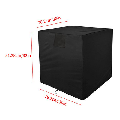 Poklopac središnjeg klima uređaja Vanjski vodootporan štitnik klima uređaja s torbom za pohranu Vjetrootporan vanjski klima uređaj