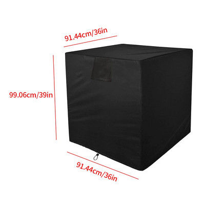 Poklopac središnjeg klima uređaja Vanjski vodootporan štitnik klima uređaja s torbom za pohranu Vjetrootporan vanjski klima uređaj