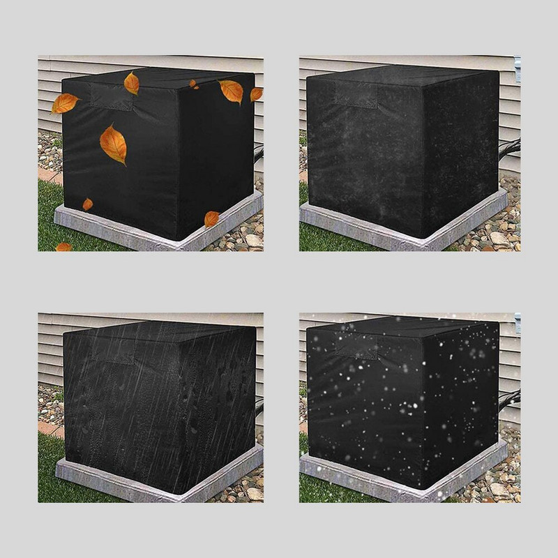 Poklopac središnjeg klima uređaja Vanjski vodootporan štitnik klima uređaja s torbom za pohranu Vjetrootporan vanjski klima uređaj