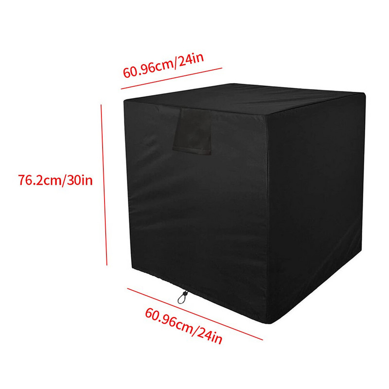 Poklopac središnjeg klima uređaja Vanjski vodootporan štitnik klima uređaja s torbom za pohranu Vjetrootporan vanjski klima uređaj